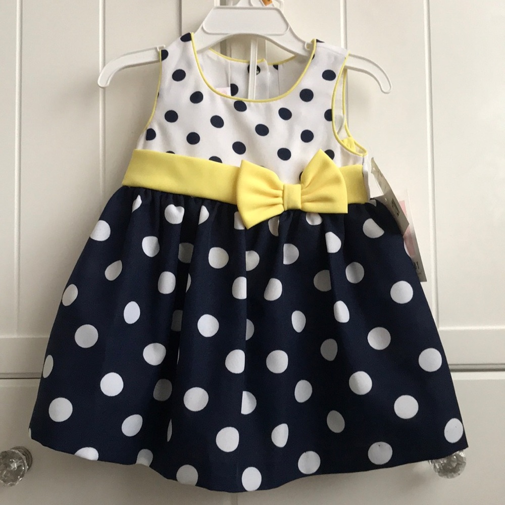 12 month polka dot dress